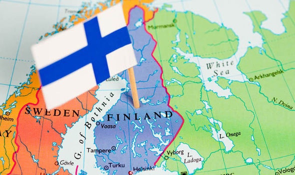Finland-on-a-map